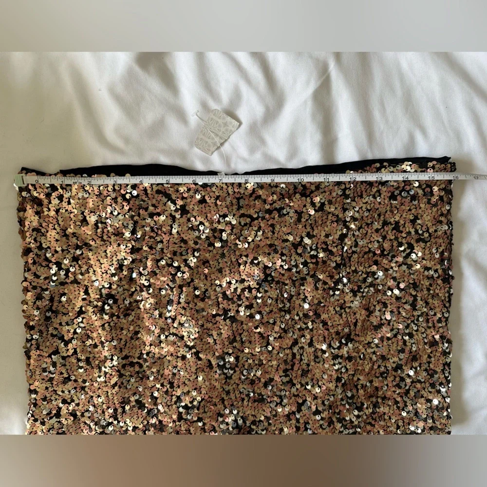 Free People NWT Annalise Sequin Mini in Multi Combo Size 4 - Picture 7 of 9